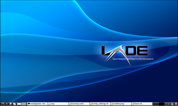 Lubuntu LXDE desktop