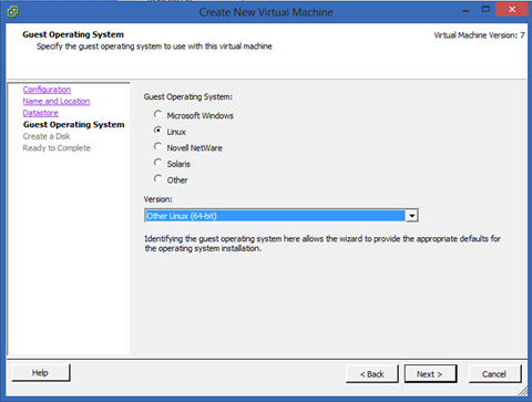 installation of Debian 7 on VMware