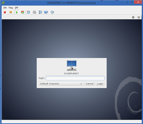 installation of Debian 7 on VMware